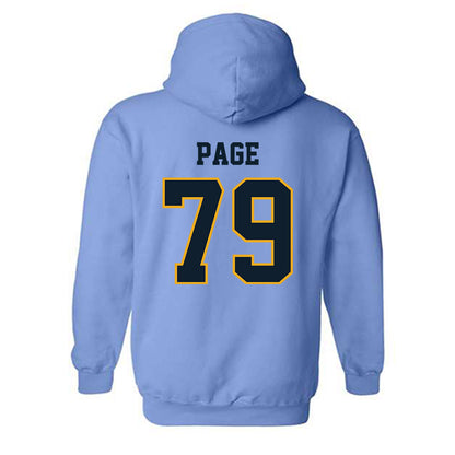 ETBU - NCAA Football : Ziyon Page - Classic Shersey Hooded Sweatshirt-1