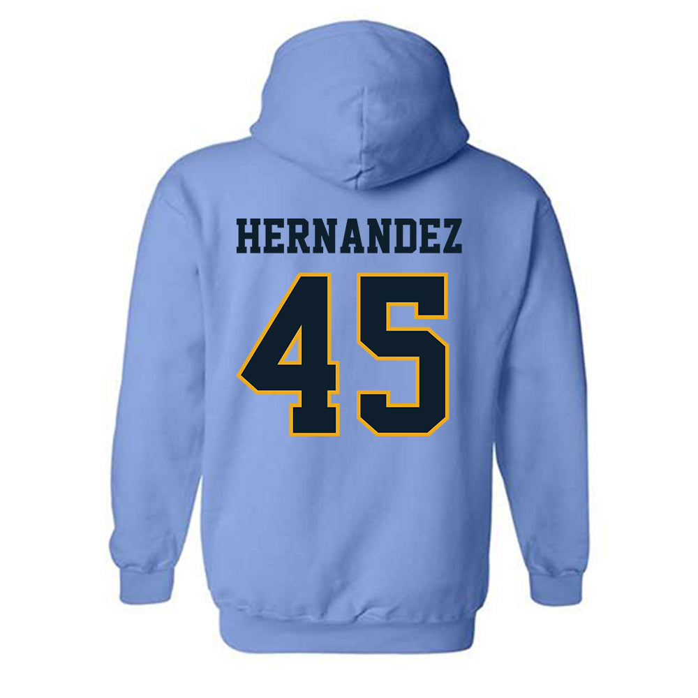 ETBU - NCAA Football : Aidan Hernandez - Classic Shersey Hooded Sweatshirt-1