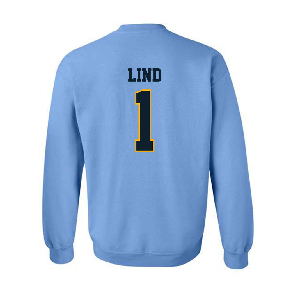 ETBU - NCAA Men's Lacrosse : Blake Lind - Classic Shersey Crewneck Sweatshirt-1