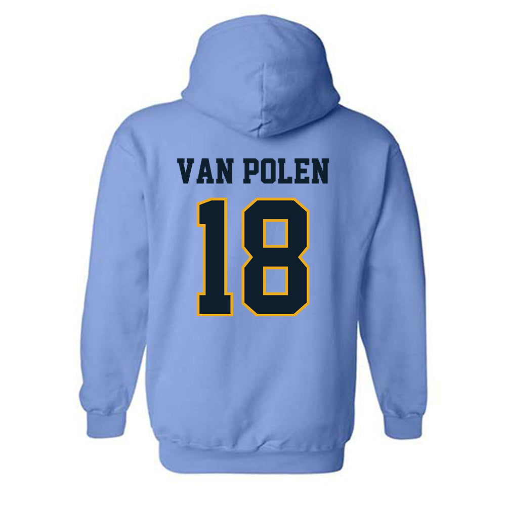ETBU - NCAA Men's Ice Hockey : Barran Van Polen - Classic Shersey Hooded Sweatshirt-1