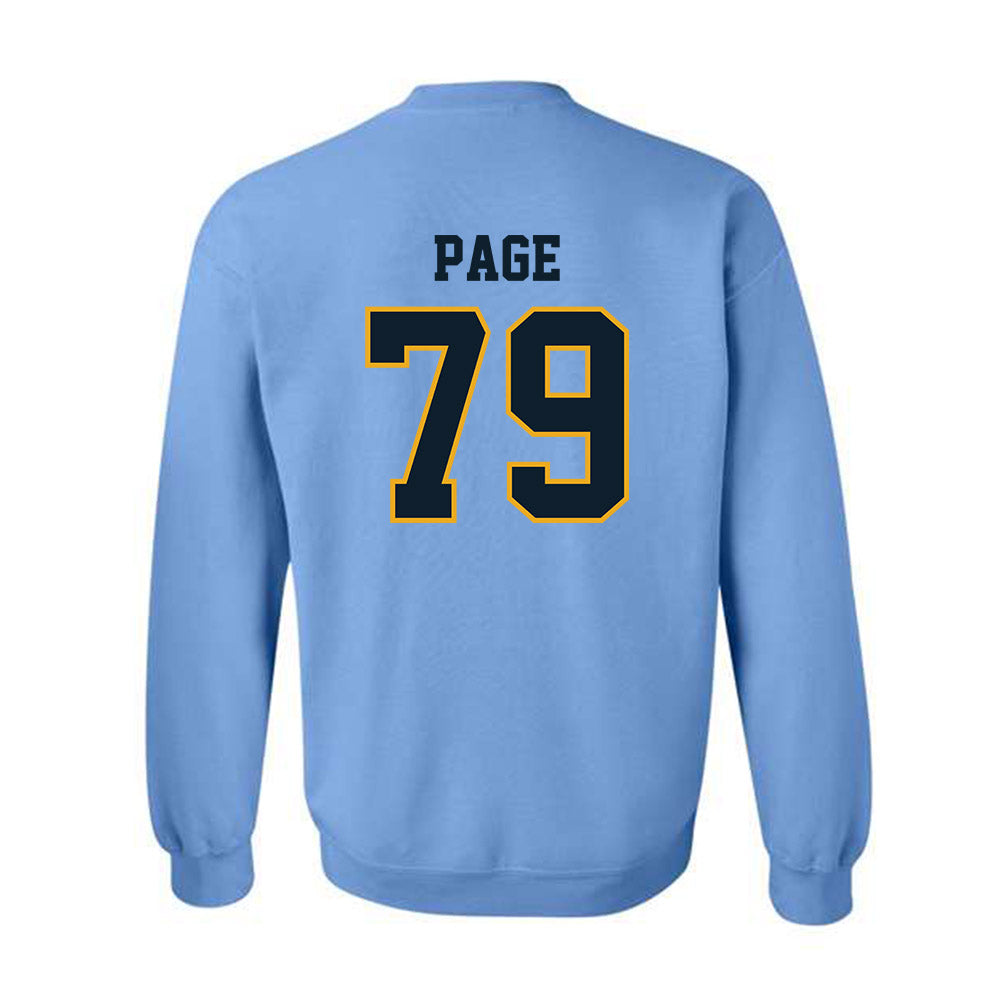 ETBU - NCAA Football : Ziyon Page - Classic Shersey Crewneck Sweatshirt-1