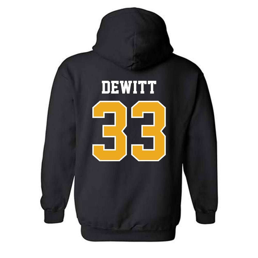 ETBU - NCAA Baseball : Jace DeWitt - Classic Shersey Hooded Sweatshirt-1