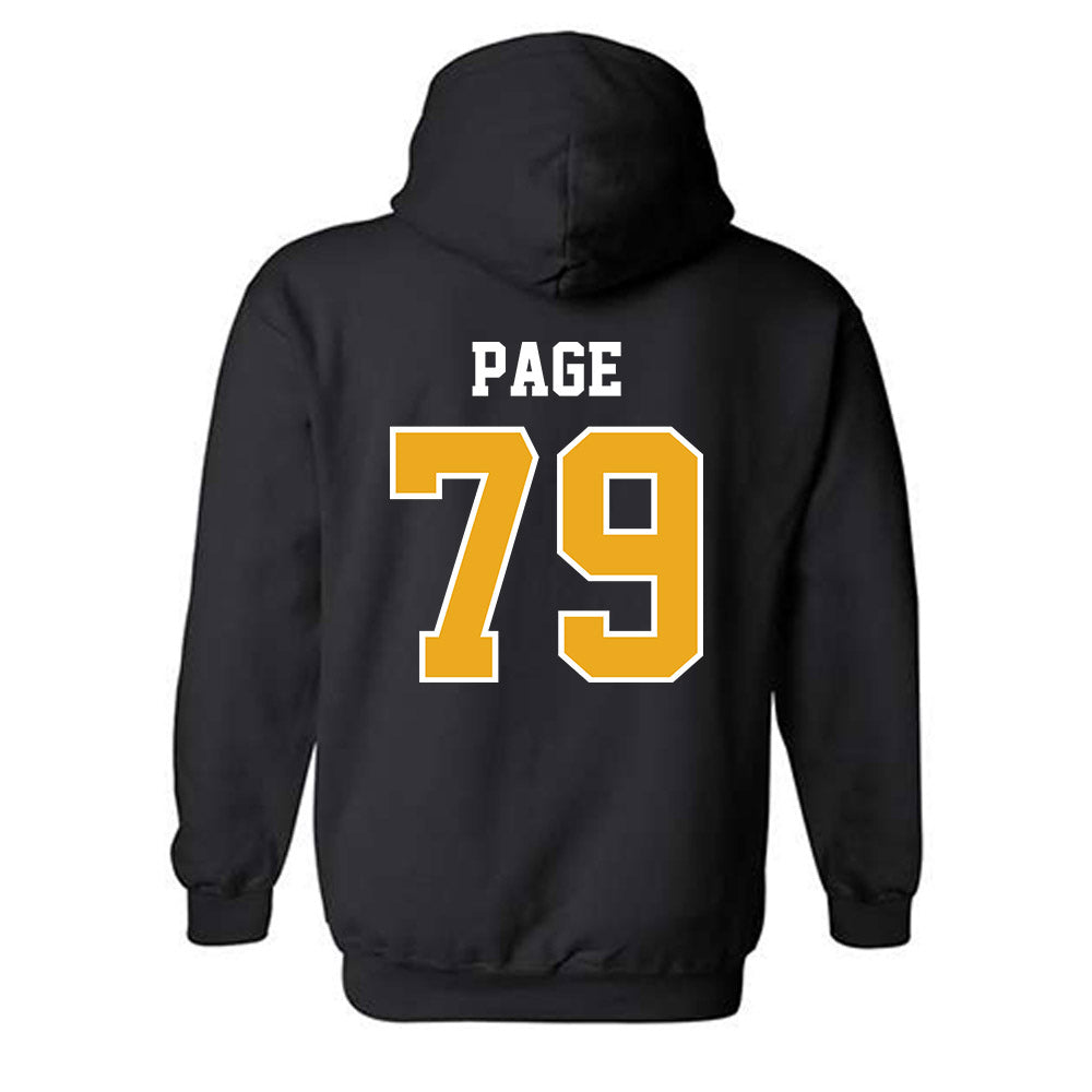 ETBU - NCAA Football : Ziyon Page - Classic Shersey Hooded Sweatshirt-1