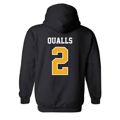 ETBU - NCAA Football : Justin Qualls - Classic Shersey Hooded Sweatshirt-1
