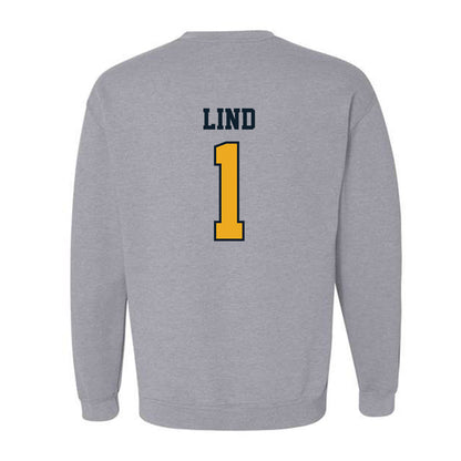 ETBU - NCAA Men's Lacrosse : Blake Lind - Classic Shersey Crewneck Sweatshirt-1