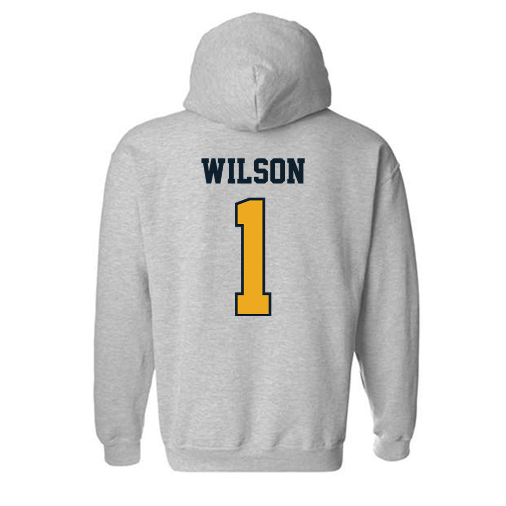 ETBU - NCAA Football : Colton Wilson - Classic Shersey Hooded Sweatshirt-1