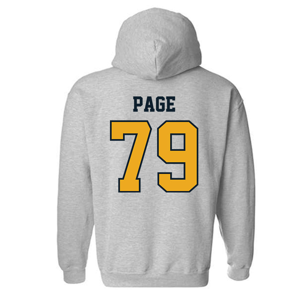 ETBU - NCAA Football : Ziyon Page - Classic Shersey Hooded Sweatshirt-1