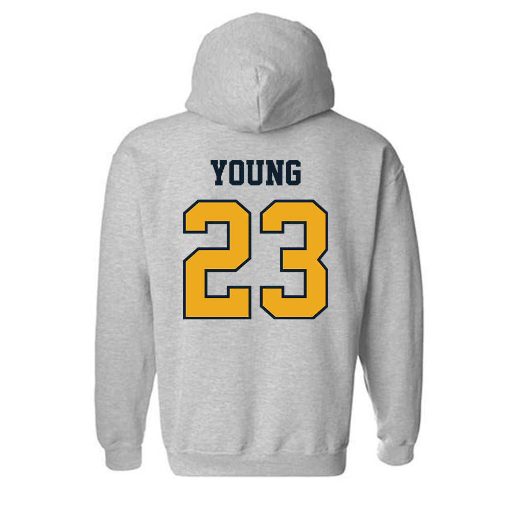 ETBU - NCAA Football : MJ Young - Classic Shersey Hooded Sweatshirt-1