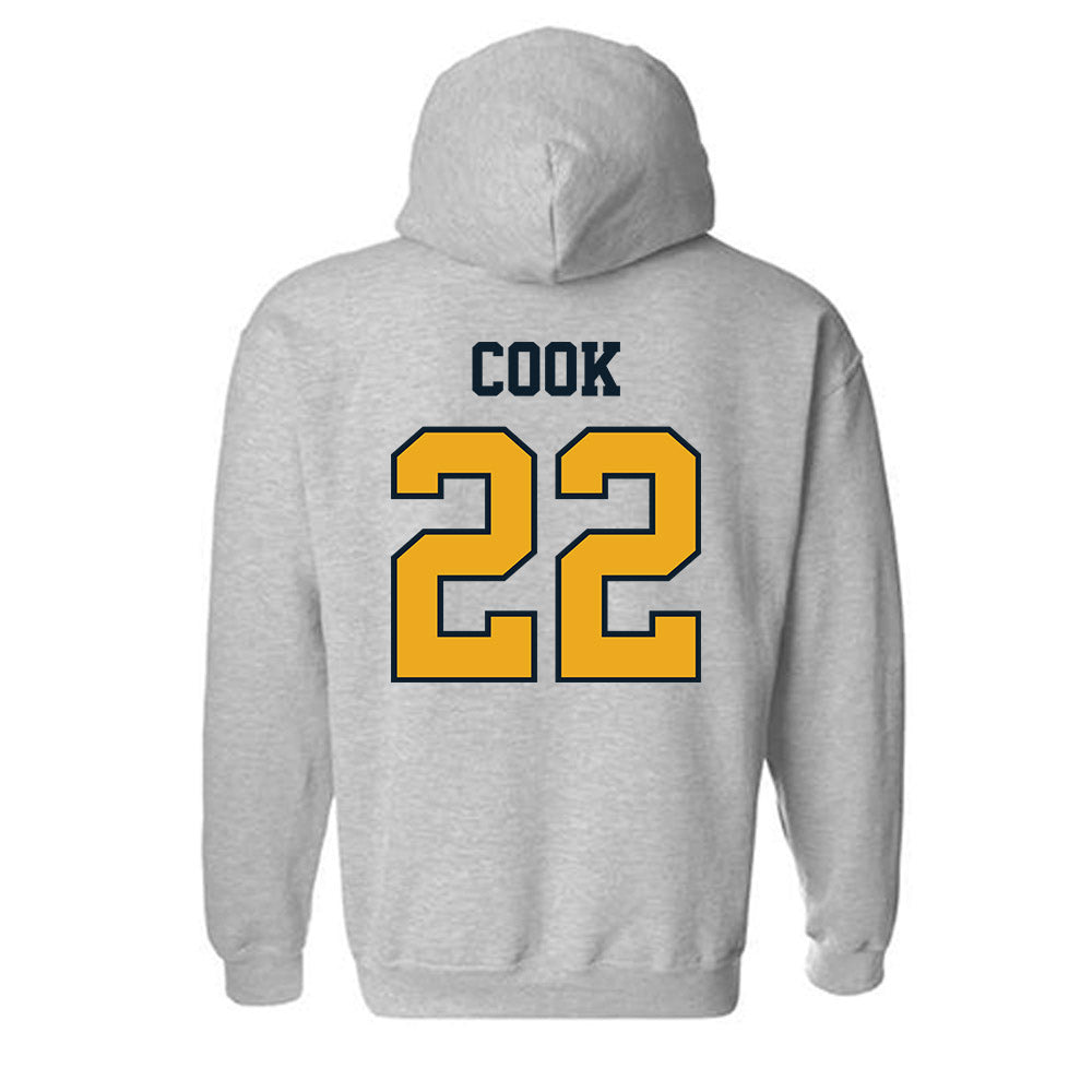 ETBU - NCAA Men's Basketball : Ethan Cook - Classic Shersey Hooded Sweatshirt-1