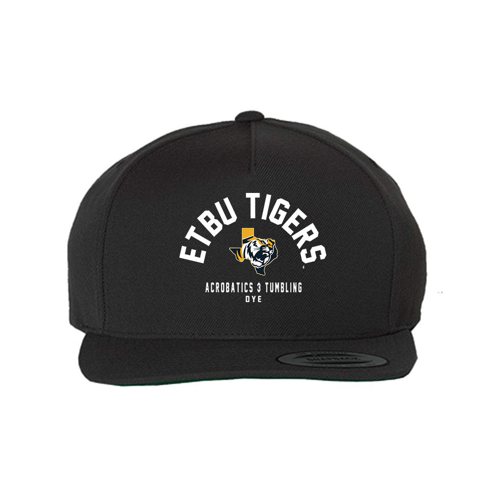 ETBU - NCAA Acrobatics & Tumbling : Emberlynn Dye - Snapback Hat-0