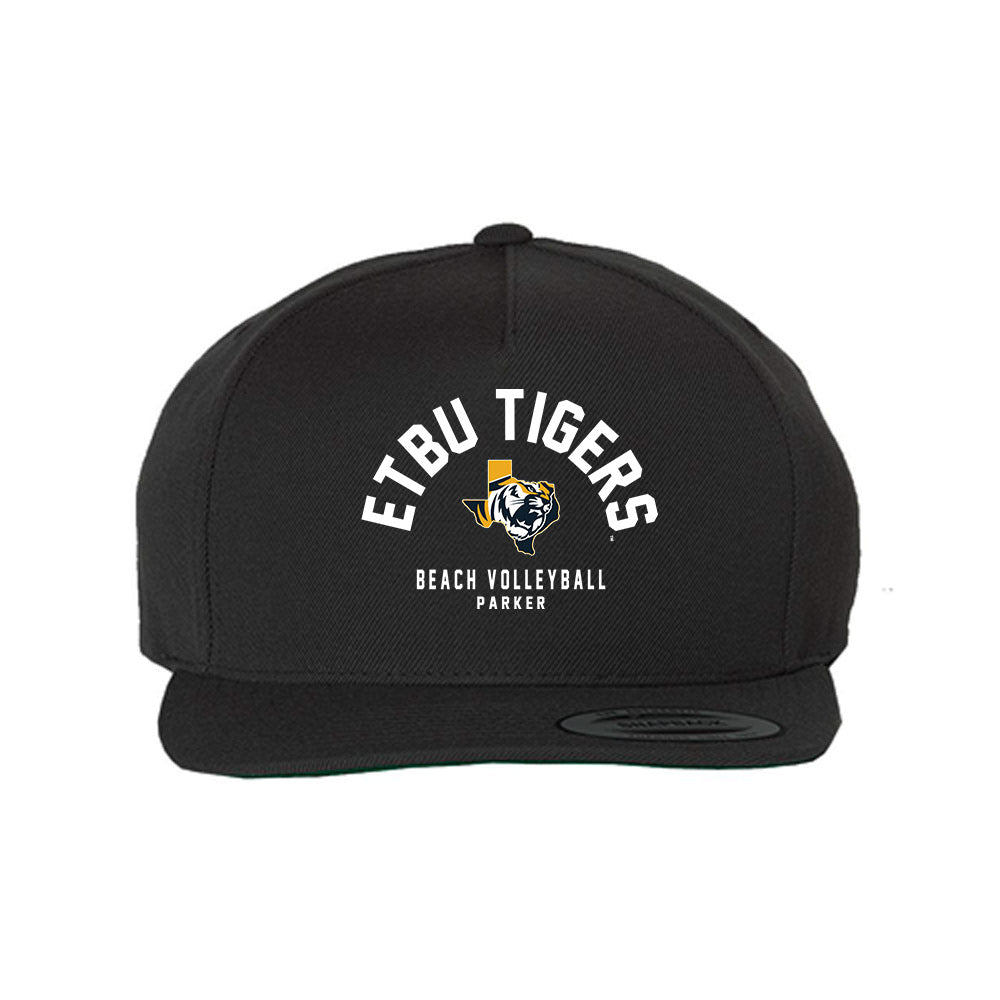 ETBU - NCAA Beach Volleyball : Taylor Parker - Snapback Hat-0