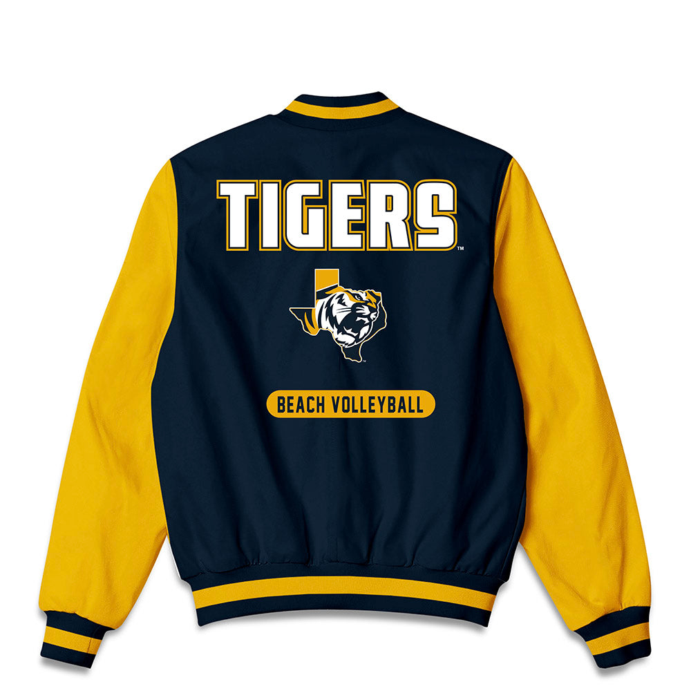 ETBU - NCAA Beach Volleyball : Sierra Wendt - Bomber Jacket