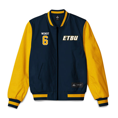 ETBU - NCAA Beach Volleyball : Sierra Wendt - Bomber Jacket