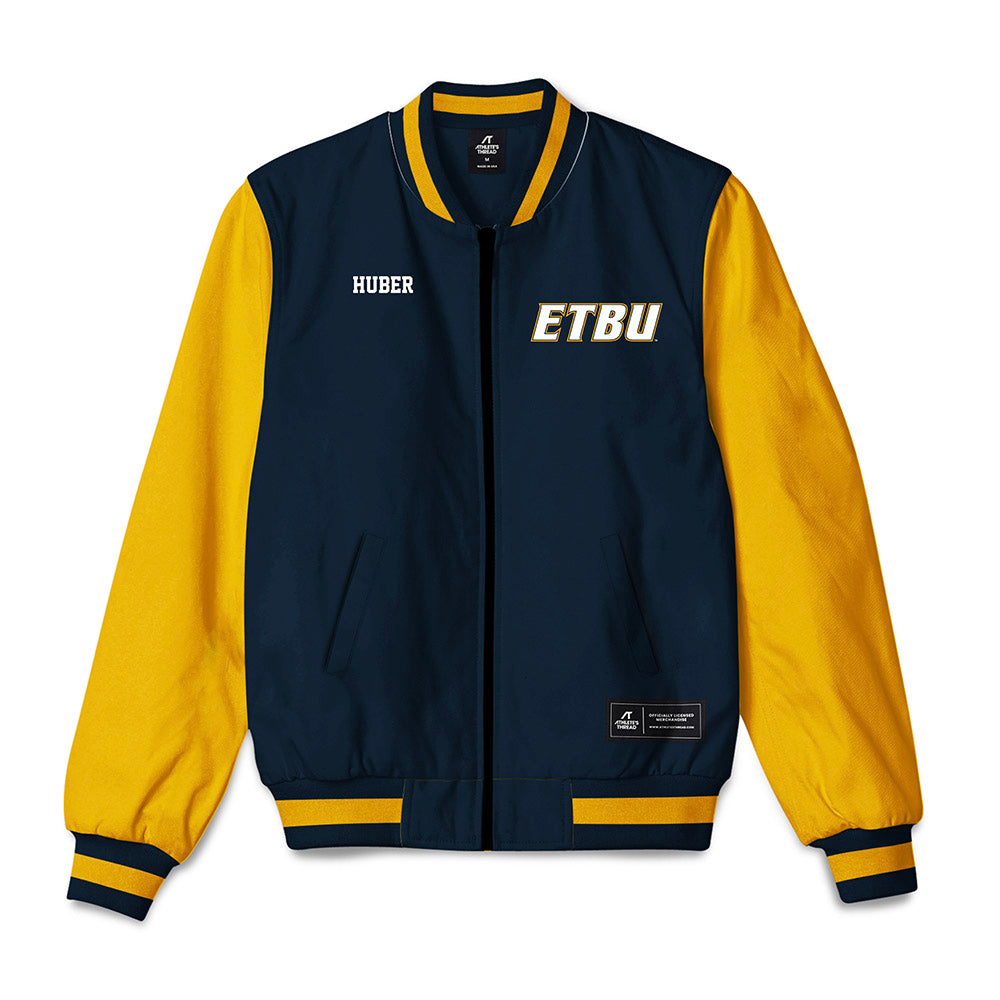 ETBU - NCAA Football : Brayden Huber - Bomber Jacket-0