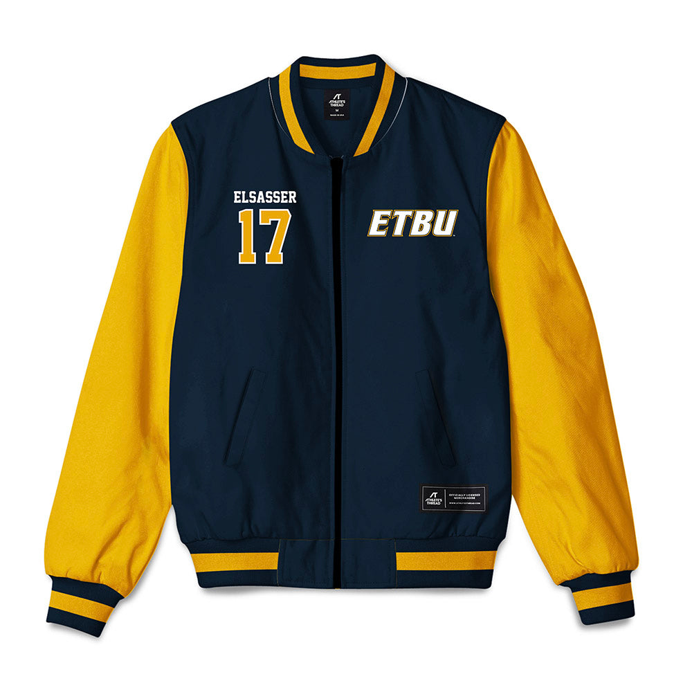 ETBU - NCAA Men's Soccer : Kaden Elsasser - Bomber Jacket-0