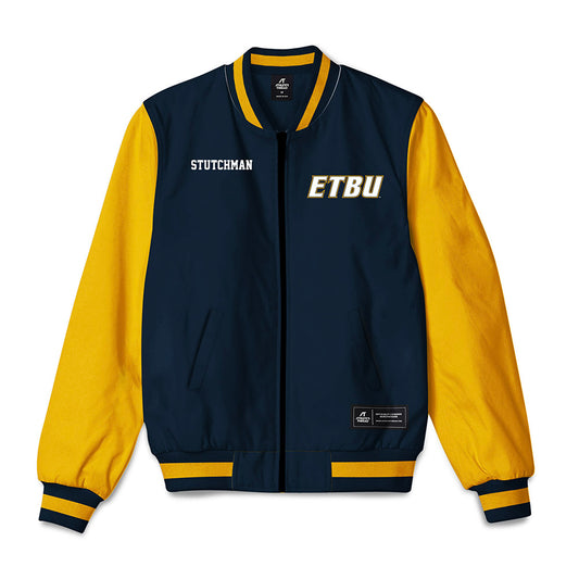 ETBU - NCAA Men's Cross Country : Jagger Stutchman - Bomber Jacket-0