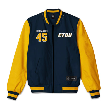 ETBU - NCAA Football : Aidan Hernandez - Bomber Jacket-0