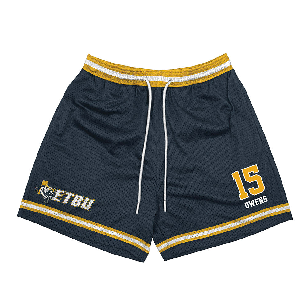 ETBU - NCAA Baseball : Carter Owens - Shorts-0