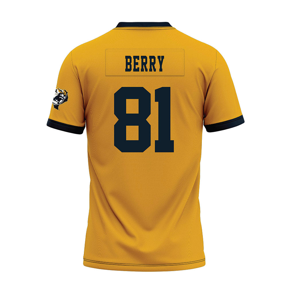 ETBU - NCAA Football : Austin Berry - Gold Premium Football Jersey-1