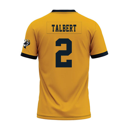 ETBU - NCAA Football : Jay Talbert - Gold Premium Football Jersey-1