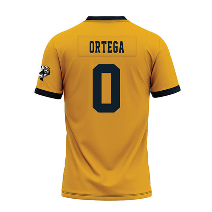 ETBU - NCAA Football : Bryson Ortega - Gold Premium Football Jersey-1