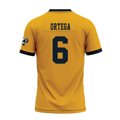 ETBU - NCAA Football : Bryson Ortega - Gold Premium Football Jersey-1
