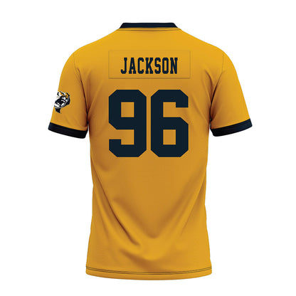 ETBU - NCAA Football : Jamaal Jr Jackson - Gold Premium Football Jersey-1