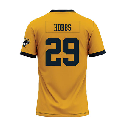 ETBU - NCAA Football : Landen Hobbs - Gold Premium Football Jersey-1