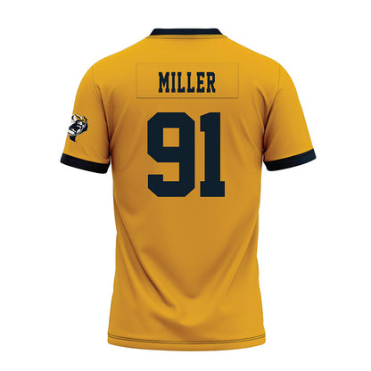 ETBU - NCAA Football : Josiah Miller - Gold Premium Football Jersey-1