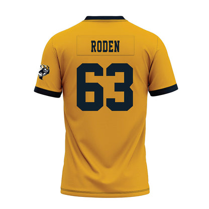 ETBU - NCAA Football : Jarron Roden - Gold Premium Football Jersey-1