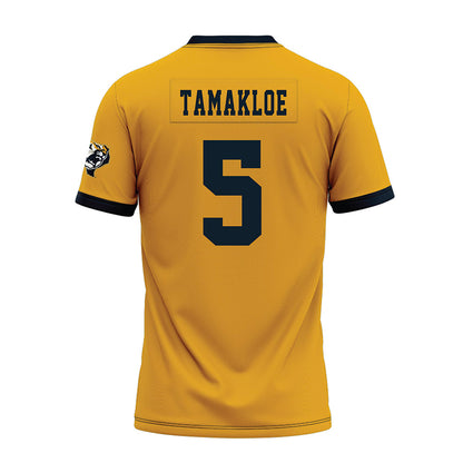 ETBU - NCAA Football : Seyram Tamakloe - Gold Premium Football Jersey-1