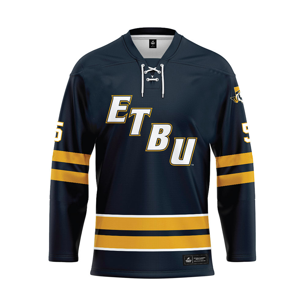 ETBU - NCAA Men's Ice Hockey : Caleb Kerns - Hockey Jersey-0