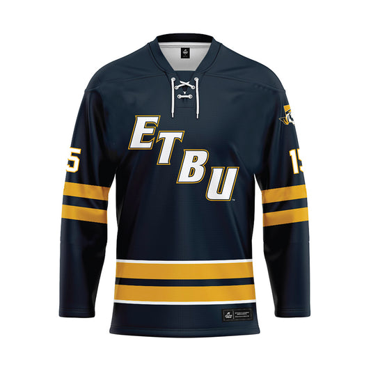 ETBU - NCAA Men's Ice Hockey : Timothy Ruf - Hockey Jersey-0
