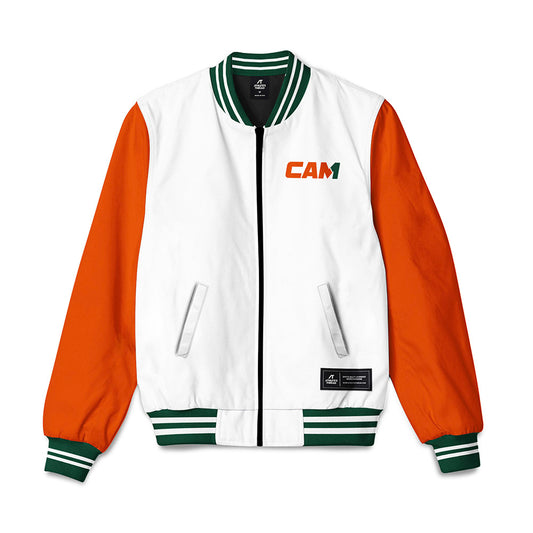 Miami - NCAA Football : Cam Ward - Bomber Jacket-0