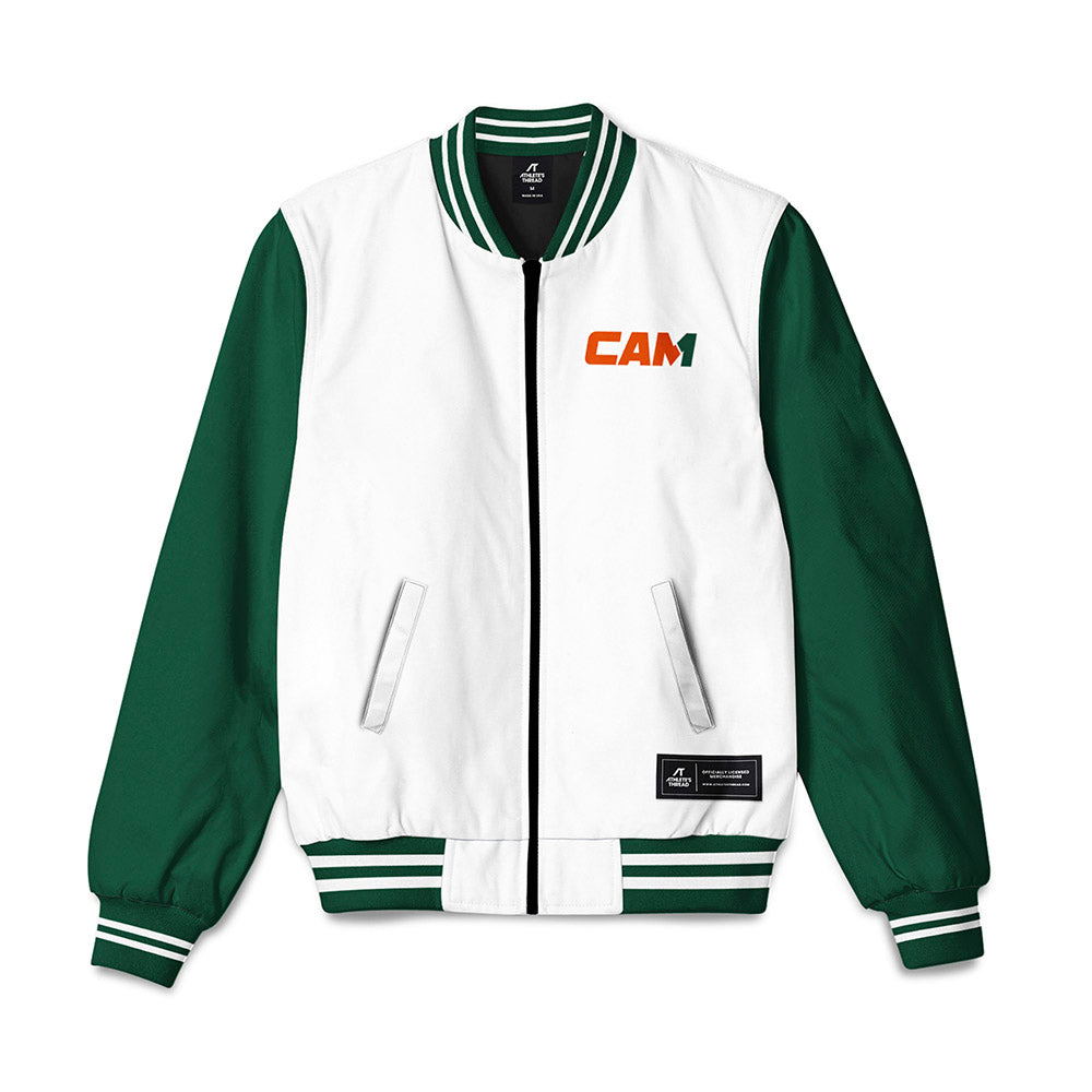 Miami - NCAA Football : Cam Ward - Bomber Jacket-0