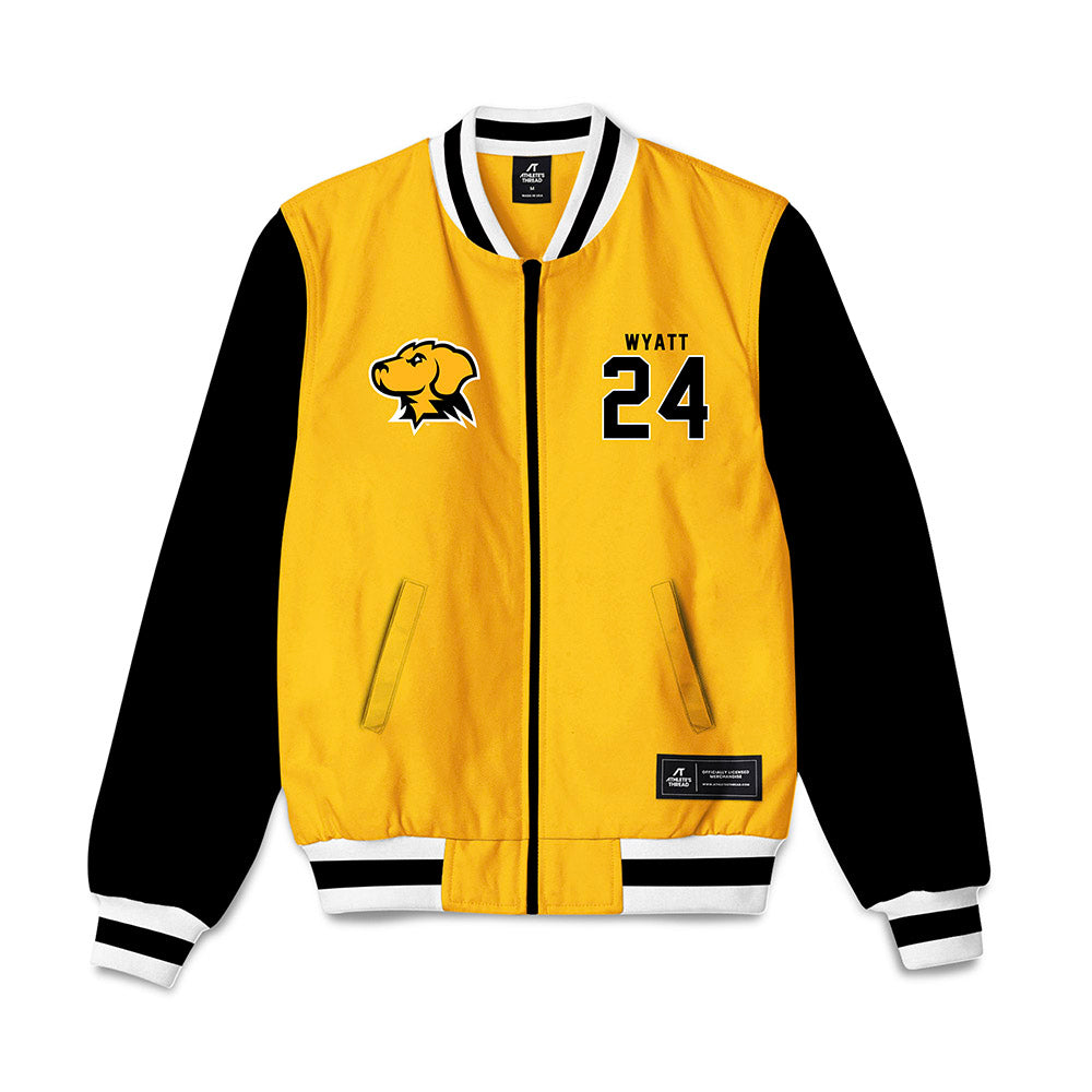 UMBC - NCAA Baseball : Danny Wyatt - Bomber Jacket-0