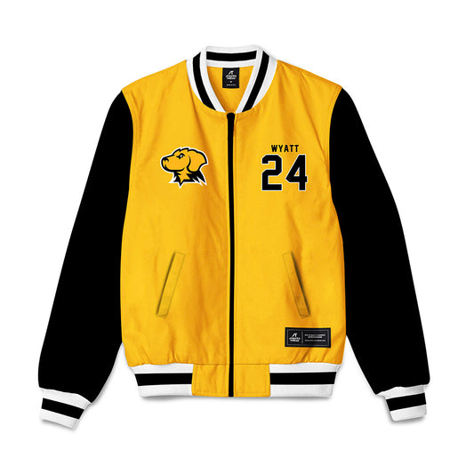 UMBC - NCAA Baseball : Danny Wyatt - Bomber Jacket-0