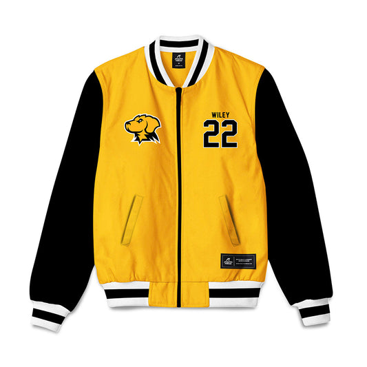 UMBC - NCAA Baseball : Logan Wiley - Bomber Jacket-0