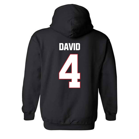 Western - NCAA Football : Victory David - Classic Shersey Hooded Sweatshirt-1