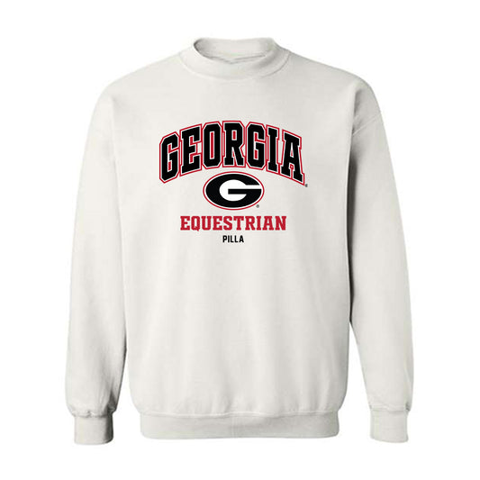 Georgia - NCAA Equestrian : Sophia Pilla - Sports Shersey Crewneck Sweatshirt-0