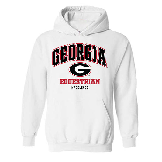 Georgia - NCAA Equestrian : Madison Nadolenco - Sports Shersey Hooded Sweatshirt-0