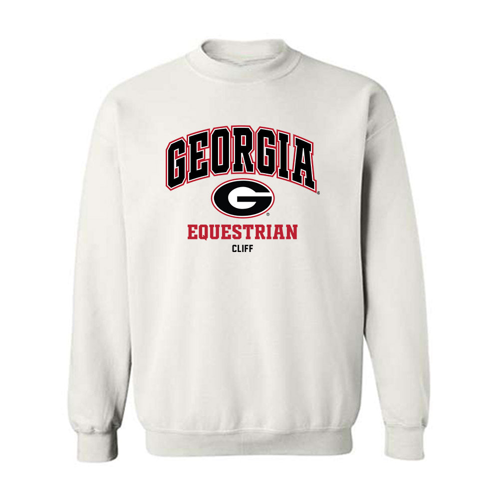 Georgia - NCAA Equestrian : Parker Cliff - Sports Shersey Crewneck Sweatshirt-0