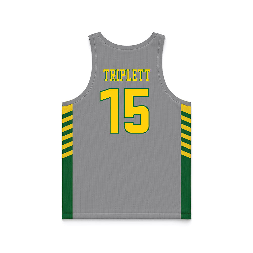 KYSU - NCAA Women's Basketball : Alycia Triplett - Grey Basketball Jersey-1