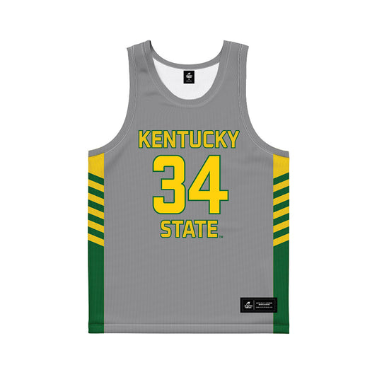 KYSU - NCAA Women's Basketball : Bailey Lee - Grey Basketball Jersey-0