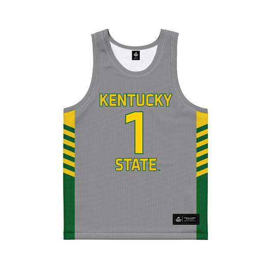 KYSU - NCAA Women's Basketball : Jordan Isom - Grey Basketball Jersey-0