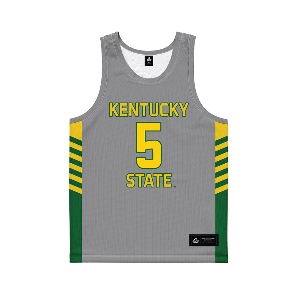KYSU - NCAA Women's Basketball : Naja Fenelon - Grey Basketball Jersey-0