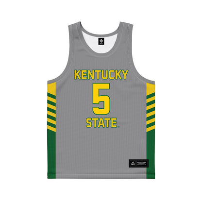 KYSU - NCAA Women's Basketball : Naja Fenelon - Grey Basketball Jersey-0