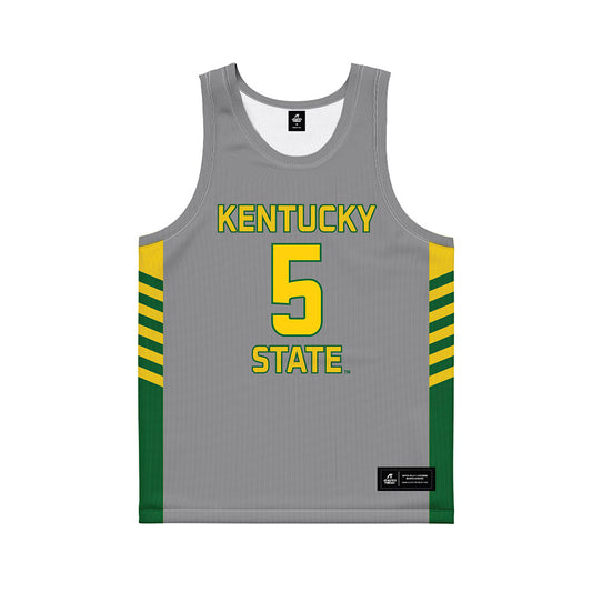 KYSU - NCAA Women's Basketball : Naja Fenelon - Grey Basketball Jersey-0