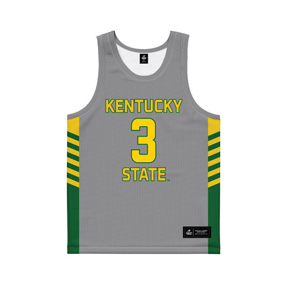 KYSU - NCAA Women's Basketball : Rhianna Williams - Grey Basketball Jersey-0