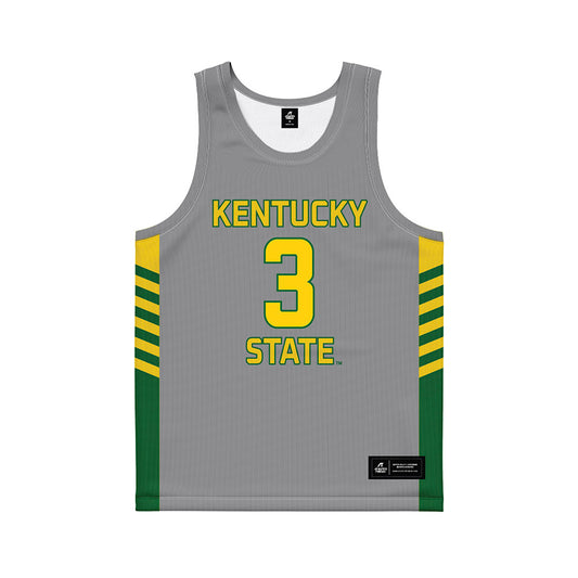 KYSU - NCAA Women's Basketball : Rhianna Williams - Grey Basketball Jersey-0